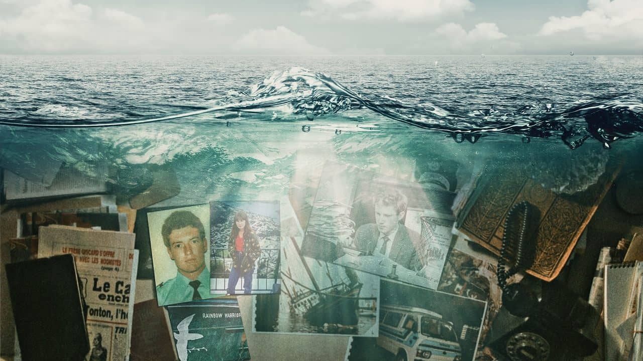 Murder in the Pacific backdrop