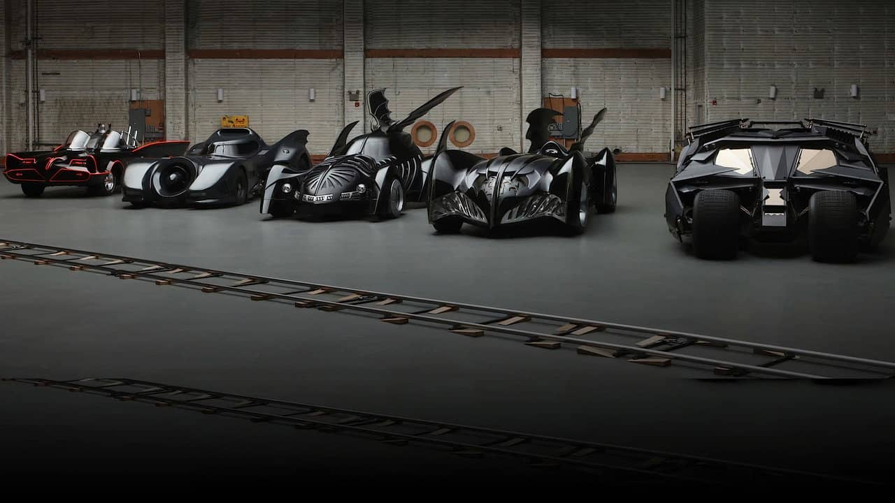 The Batmobile backdrop