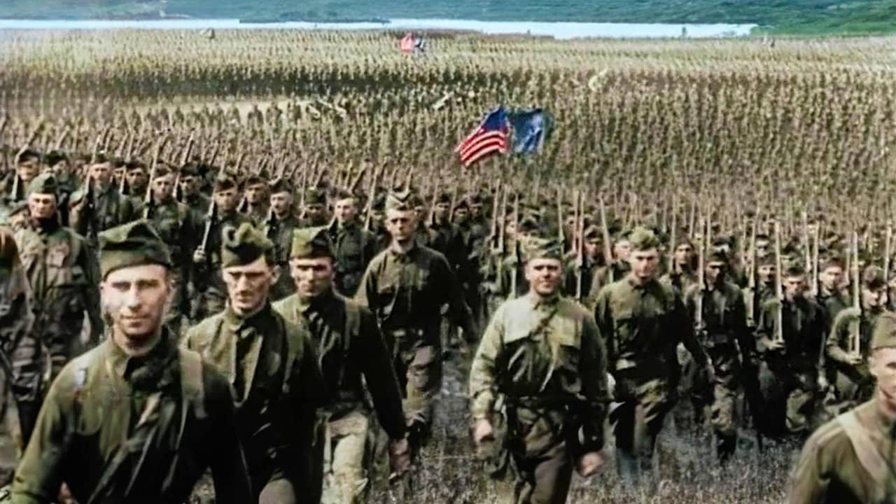 America's Great War 1917-1918 backdrop
