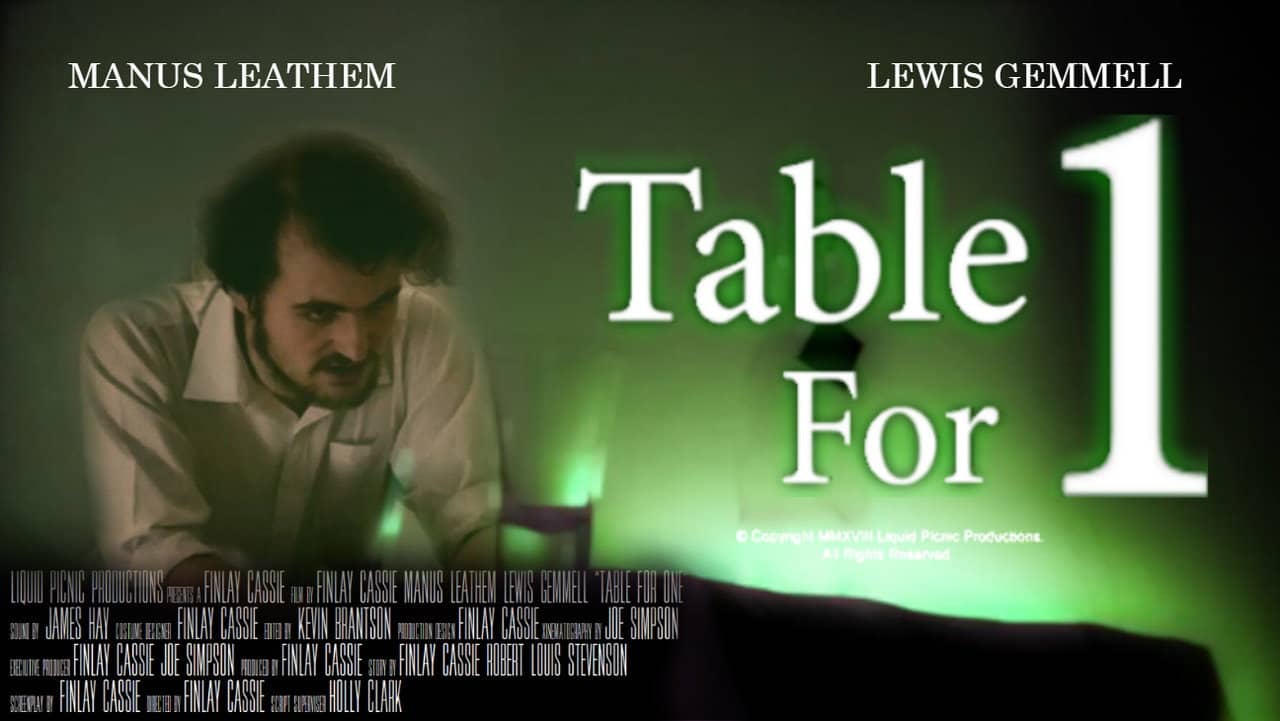 Table For One backdrop