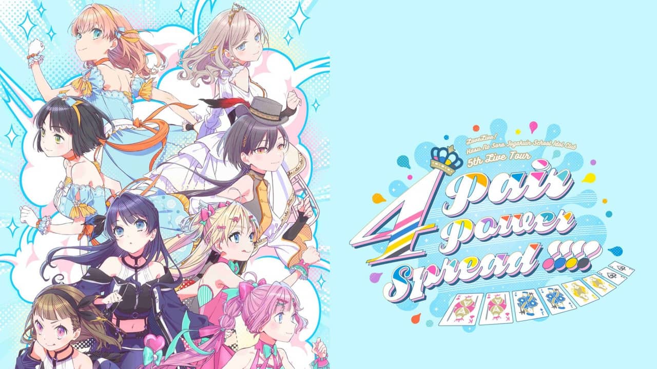 Love Live! Hasunosora Girls' High School Idol Club 5th Live Tour ~4Pair Power Spread!!!!~ backdrop