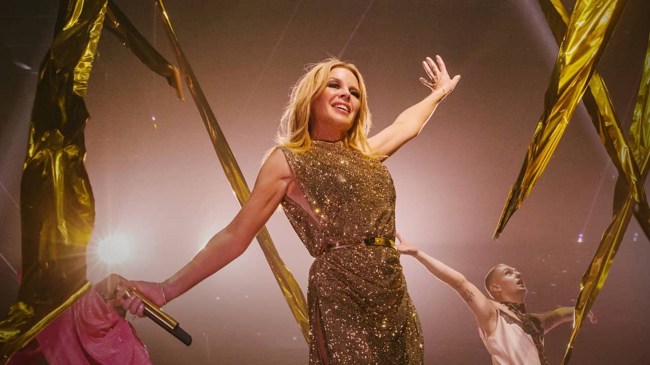 Kylie Minogue - The Golden Tour backdrop