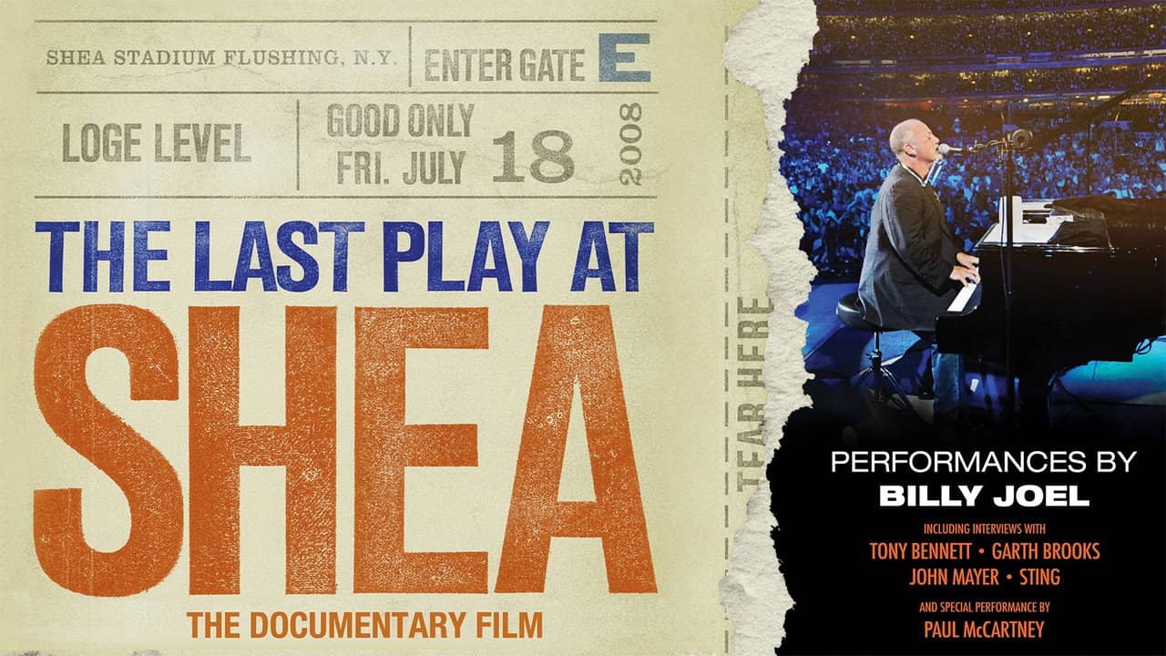 Billy Joel - The Last Play at Shea backdrop