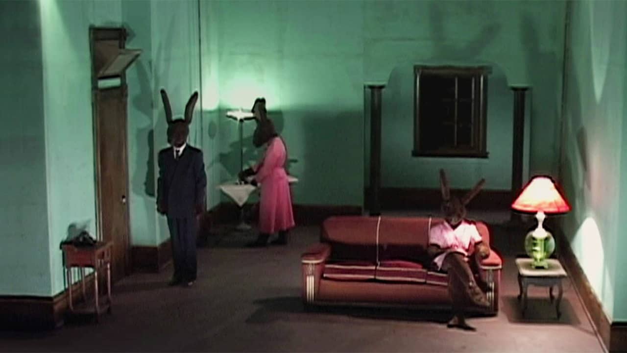 Rabbits backdrop
