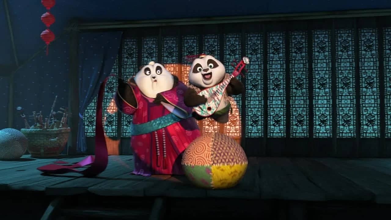 Panda Paws backdrop