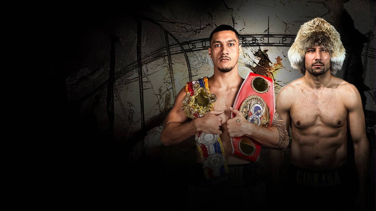 Jai Opetaia vs. Huseyin Cinkara backdrop
