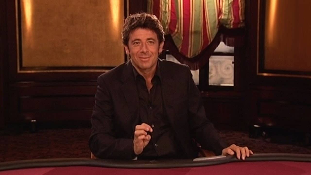 Poker Coach and Patrick Bruel backdrop