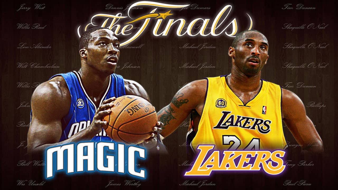 The 2009 NBA Finals backdrop