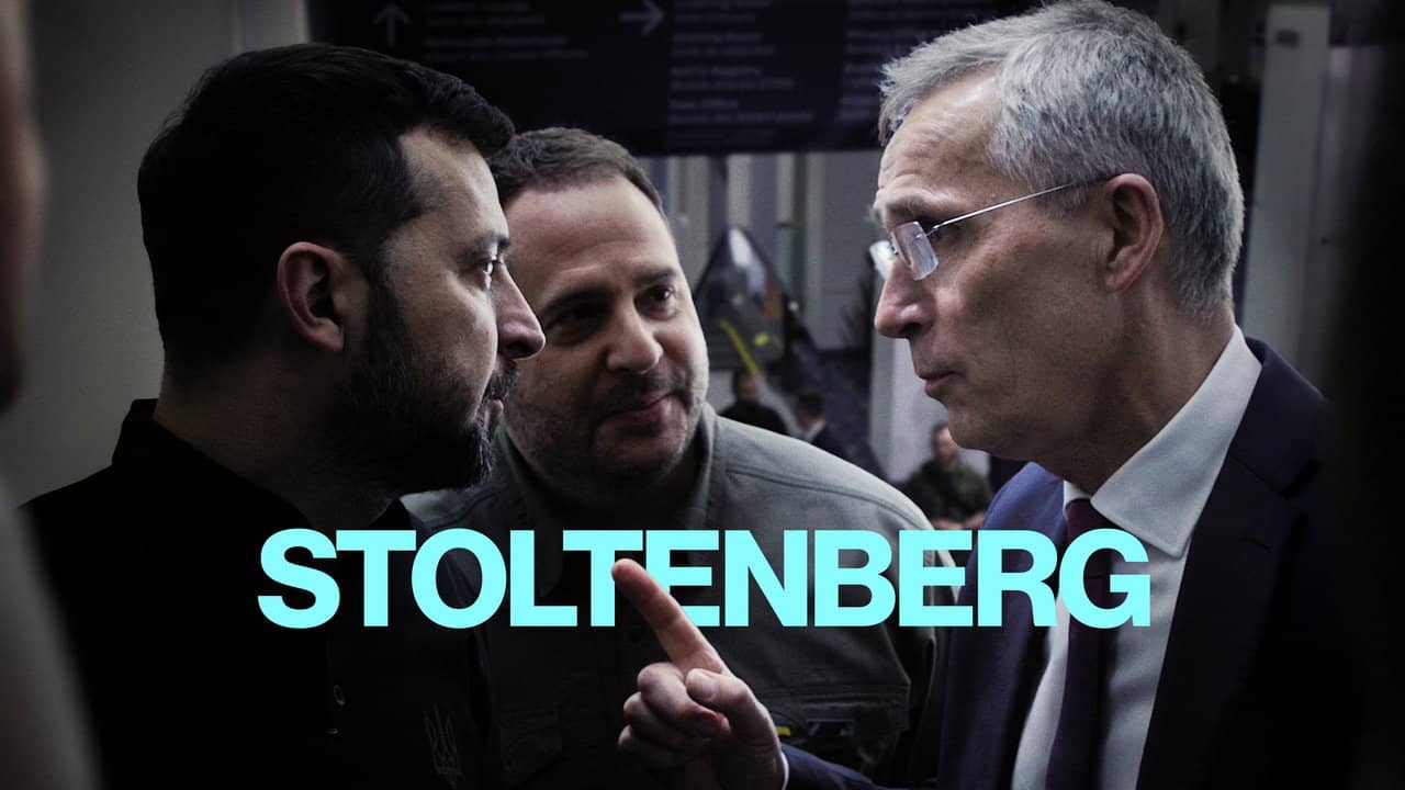 Stoltenberg i møte med krigen backdrop