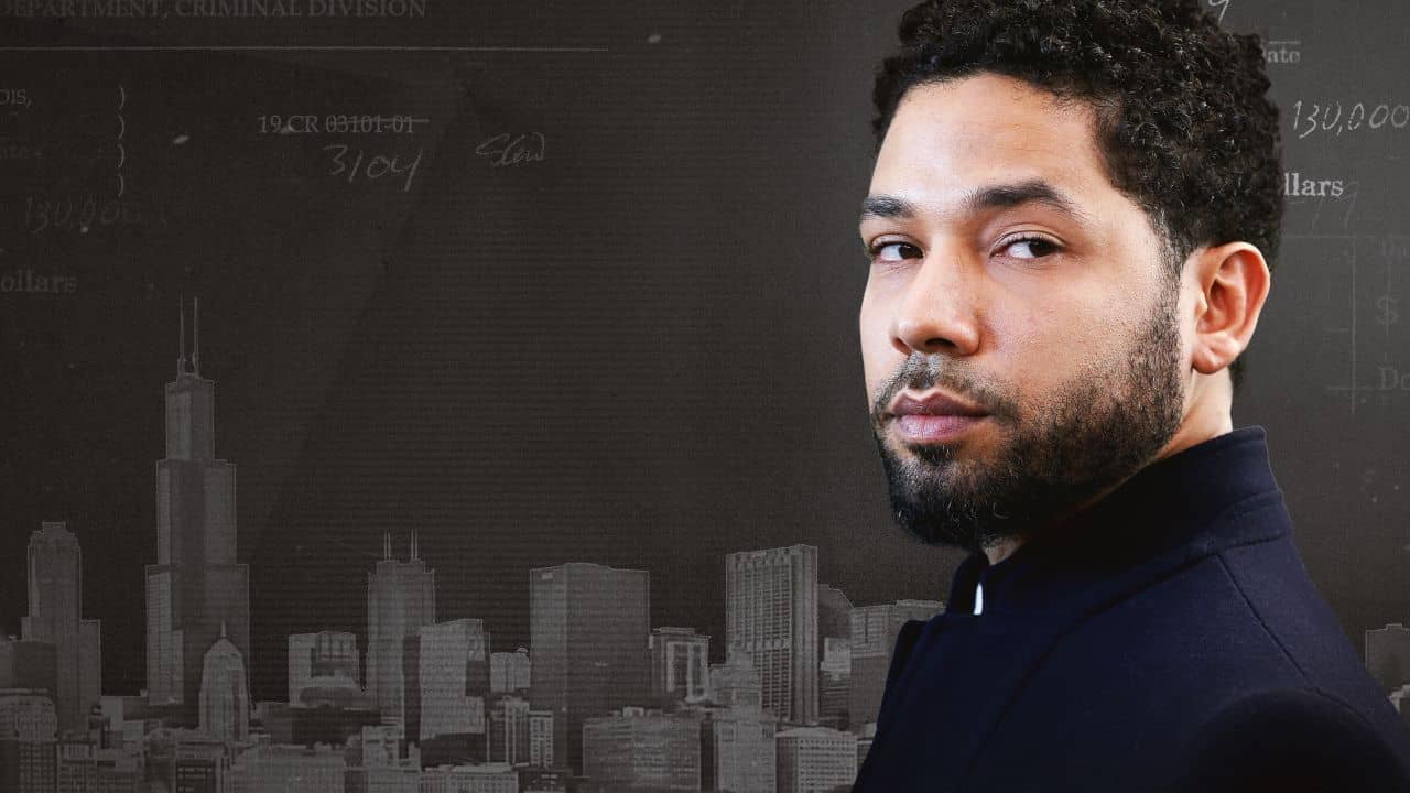 Chicago vs. Jussie Smollett backdrop