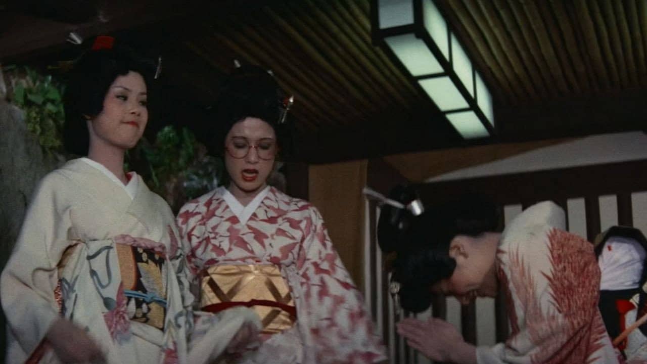 Three Little Geisha backdrop