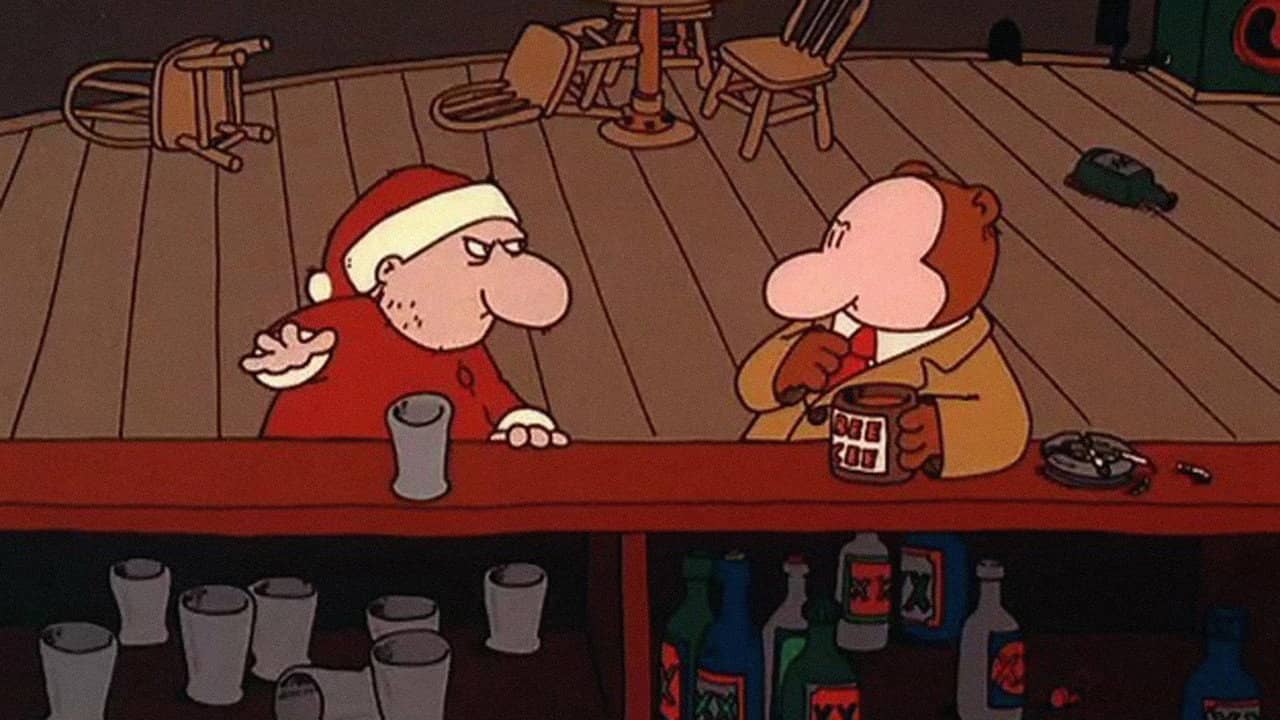 The Bear's Christmas backdrop