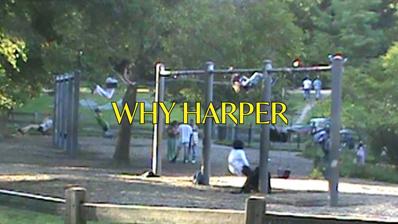 Why Harper backdrop