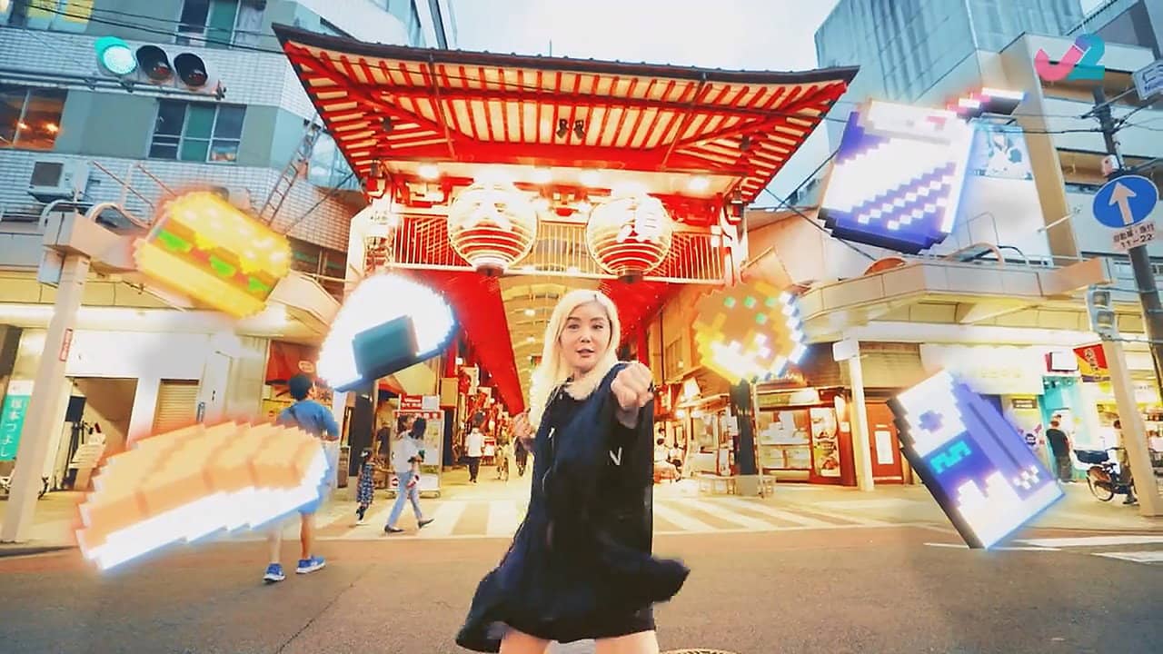 Osaka Unlock backdrop