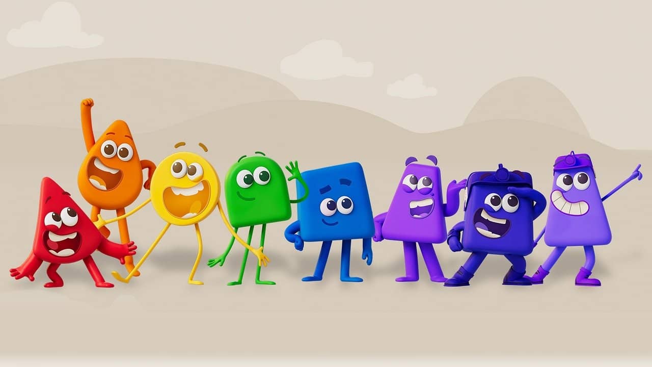 Colourblocks backdrop