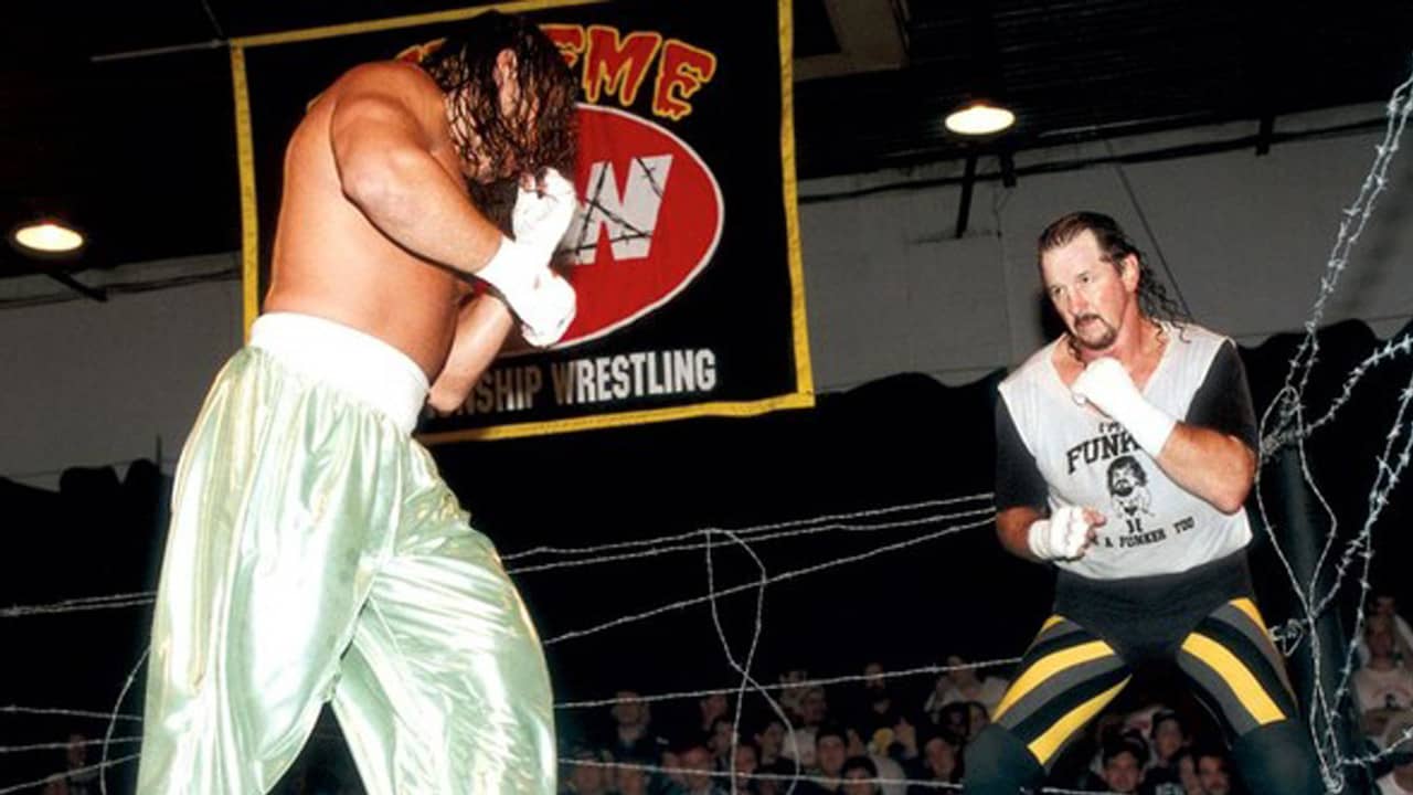 ECW Born To Be Wired backdrop