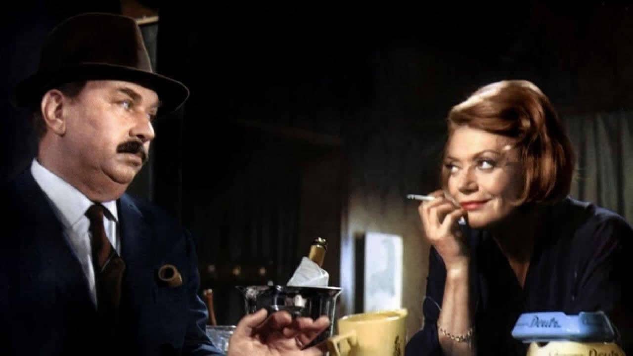 Maigret at the Pigalle backdrop