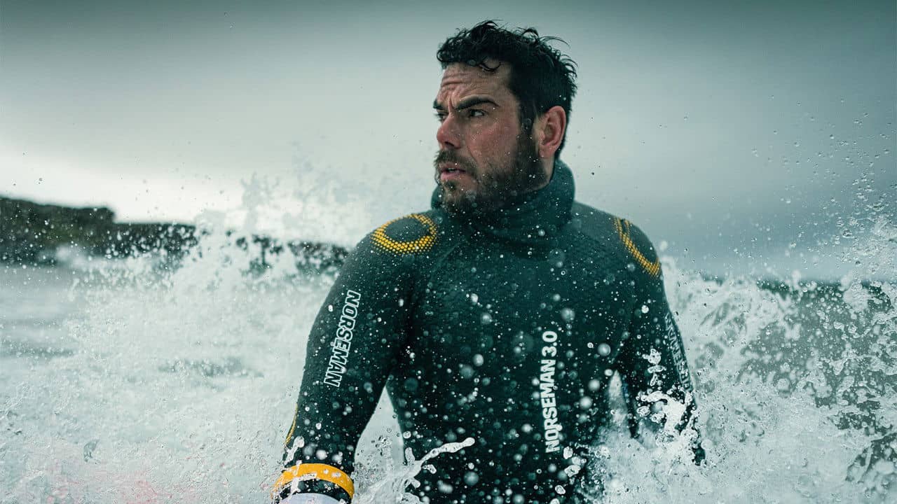 The Great Icelandic Swim with Ross Edgley backdrop