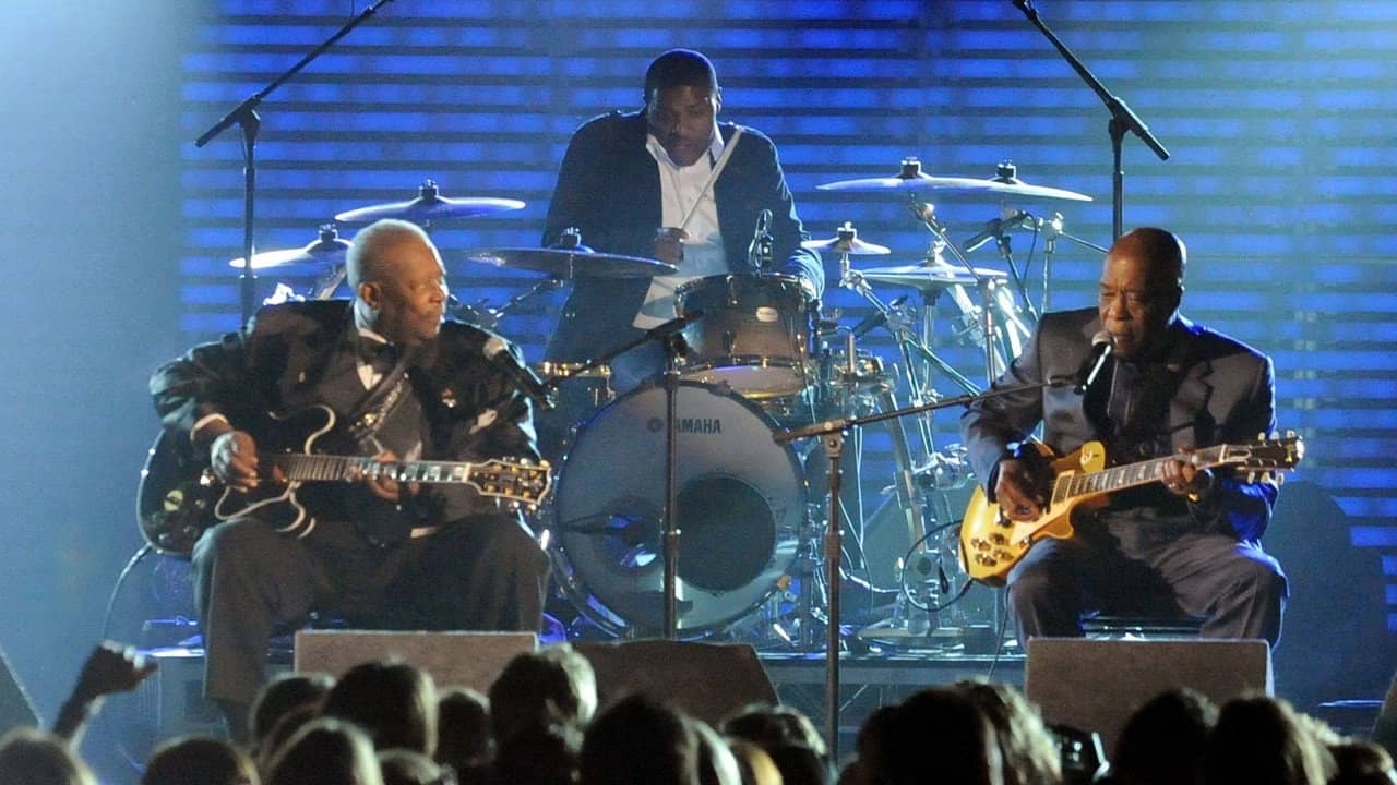 B.B. King: Live backdrop
