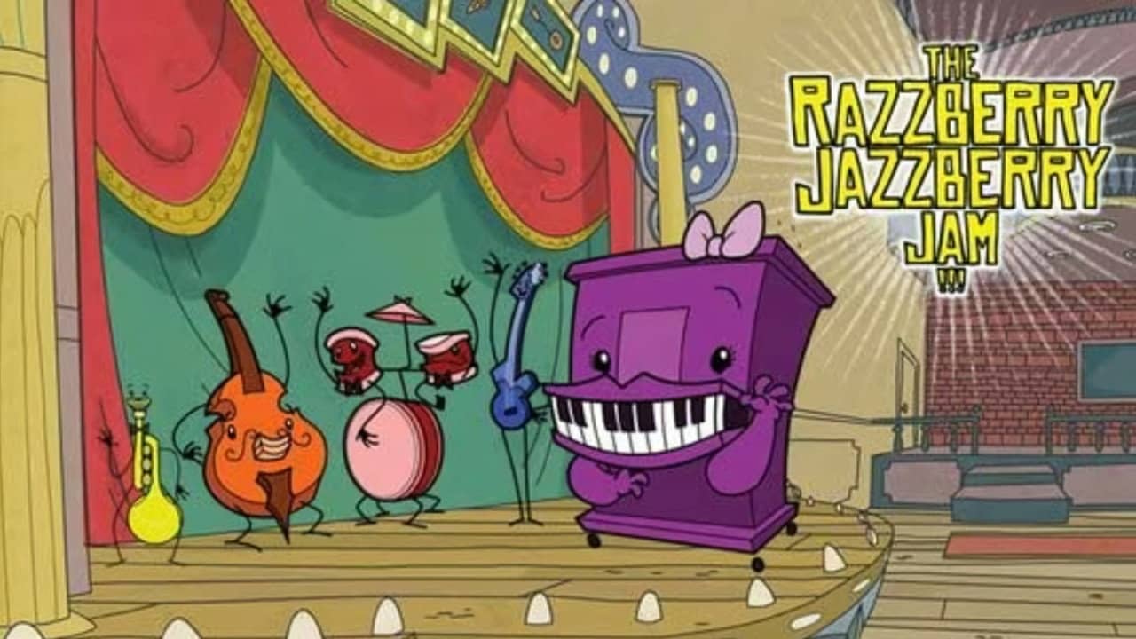 Razzberry Jazzberry Jam backdrop
