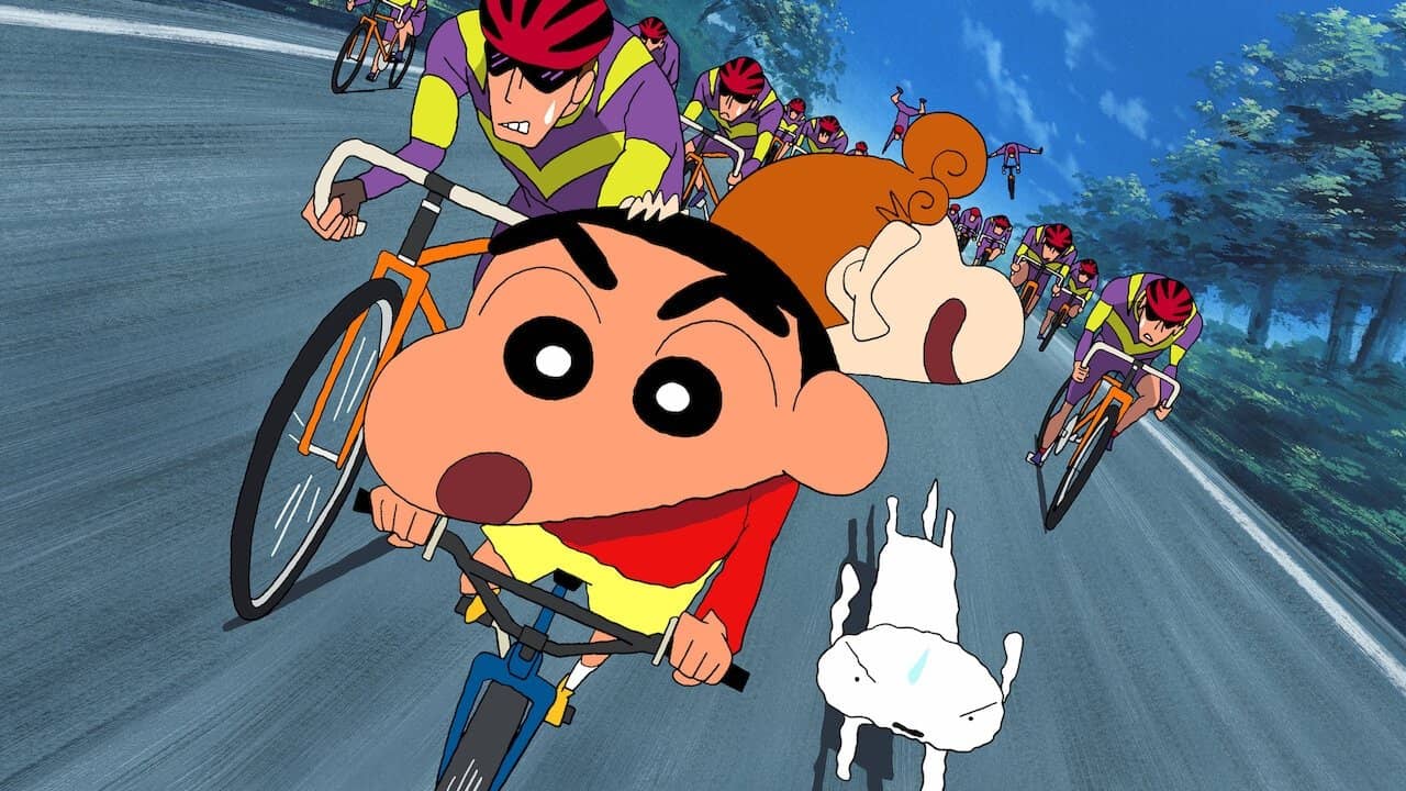 Crayon Shin-chan: The Glorious Storm-invoking Yakiniku Road backdrop