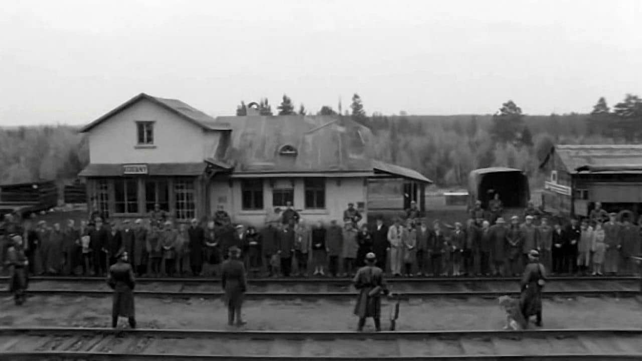 The People from the Train backdrop
