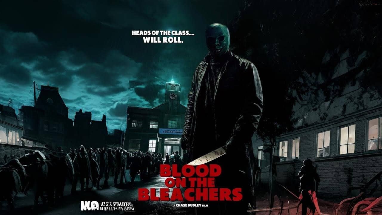Blood on the Bleachers backdrop