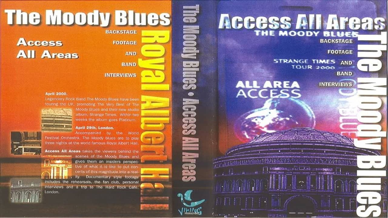 The Moody Blues - Access All Areas backdrop