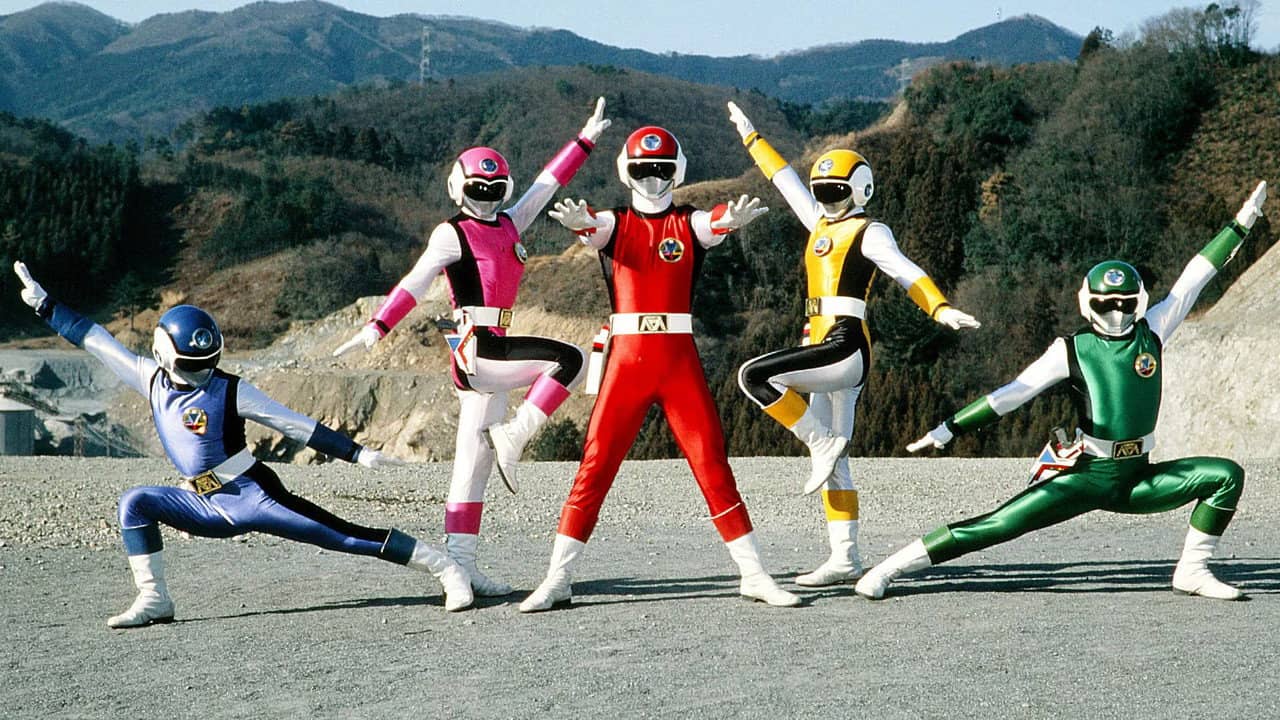 Choushinsei Flashman backdrop