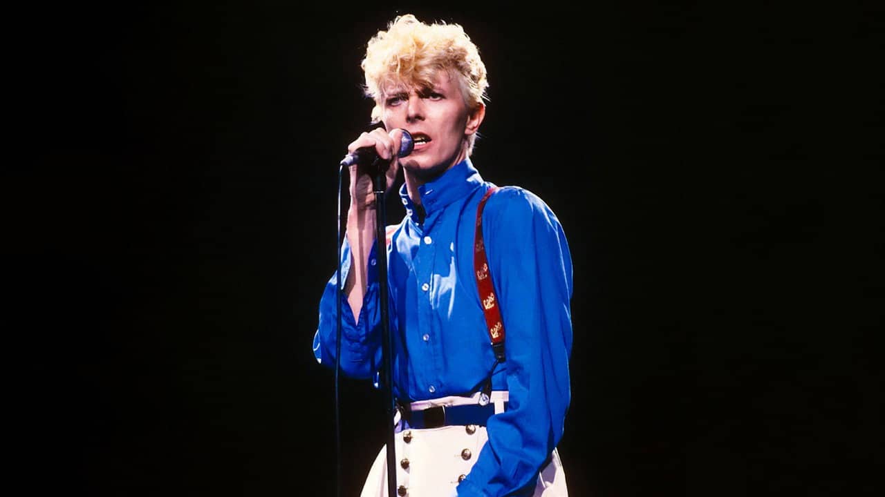 David Bowie: Serious Moonlight Sydney backdrop