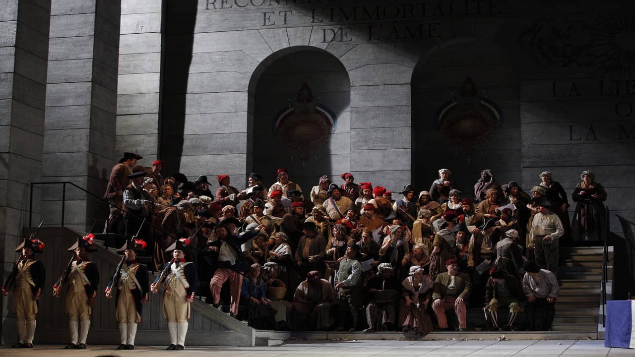 The Metropolitan Opera: Andrea Chénier backdrop