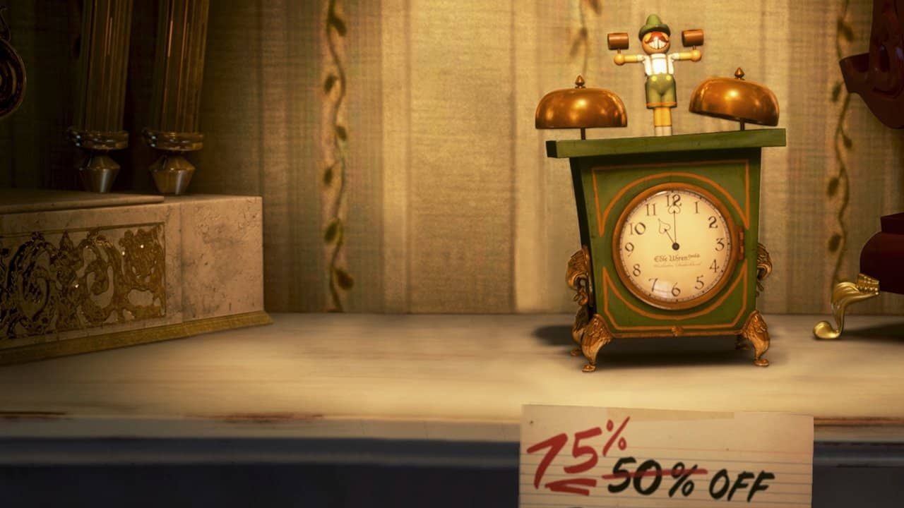 Tick Tock Tale backdrop