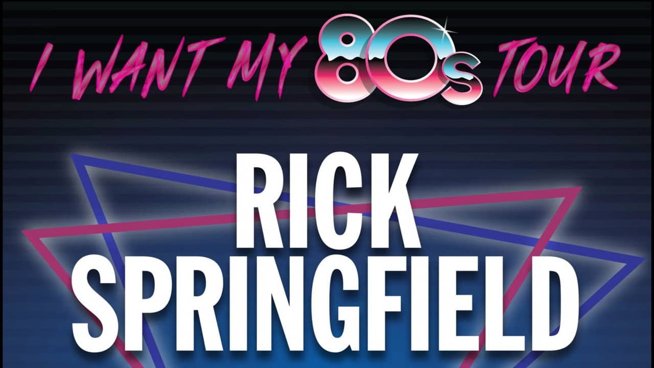 I Want My '80s Tour Live backdrop
