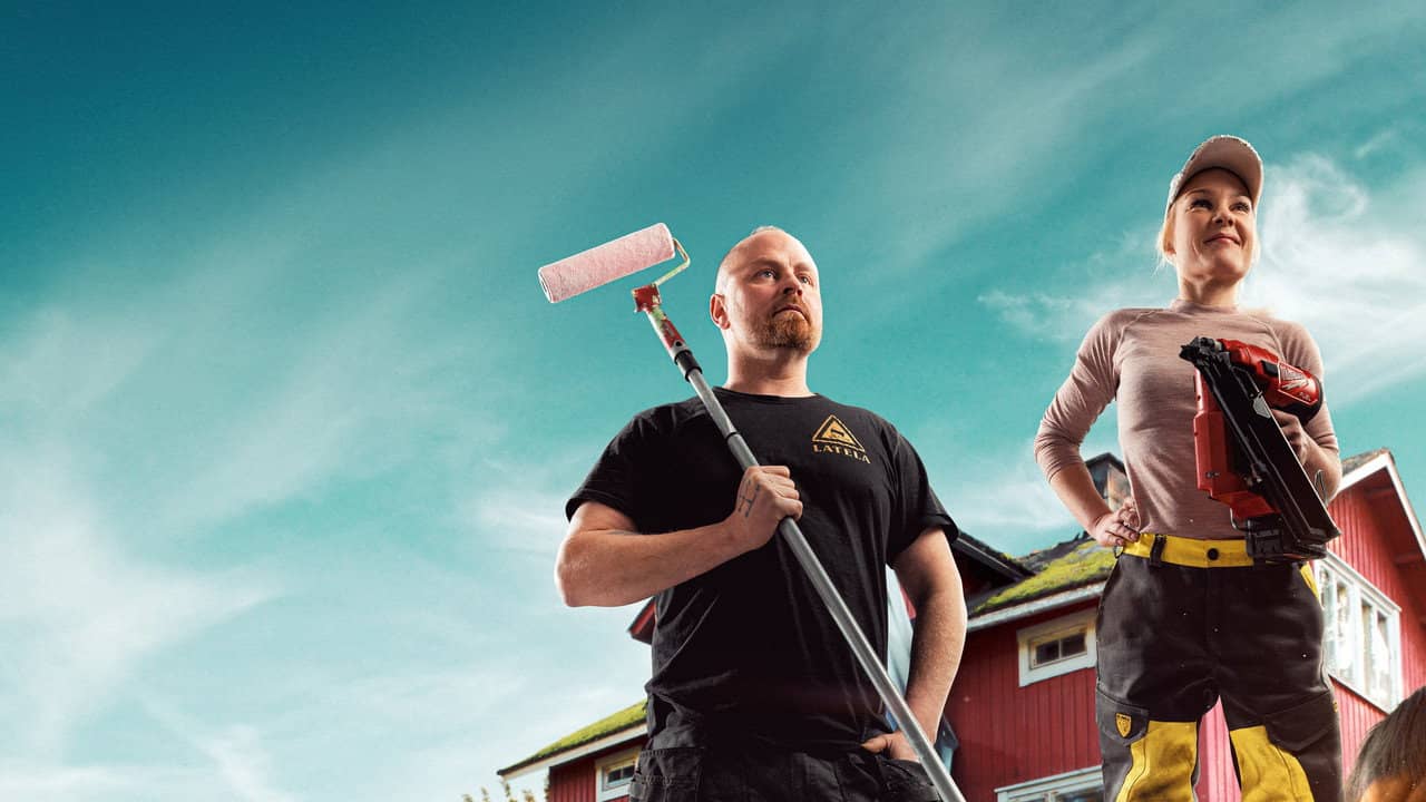 Latelan Laurin hurja remontti backdrop