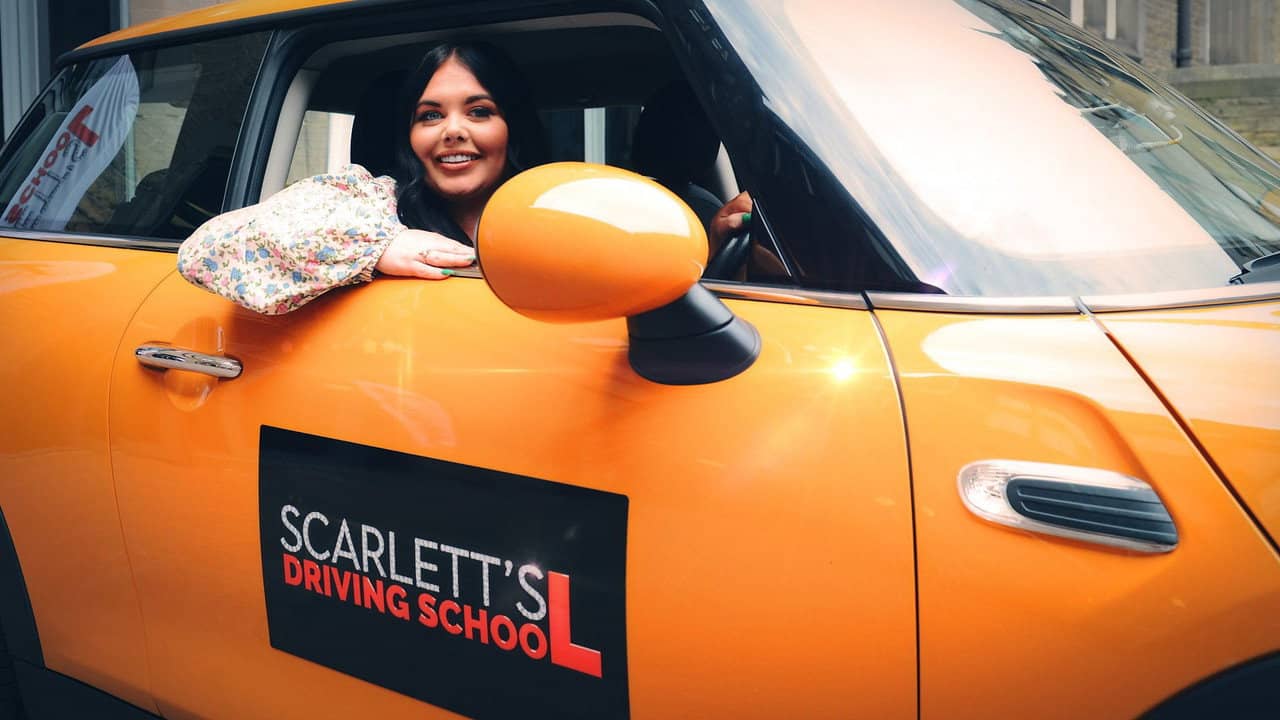 Scarlett's Driving School backdrop