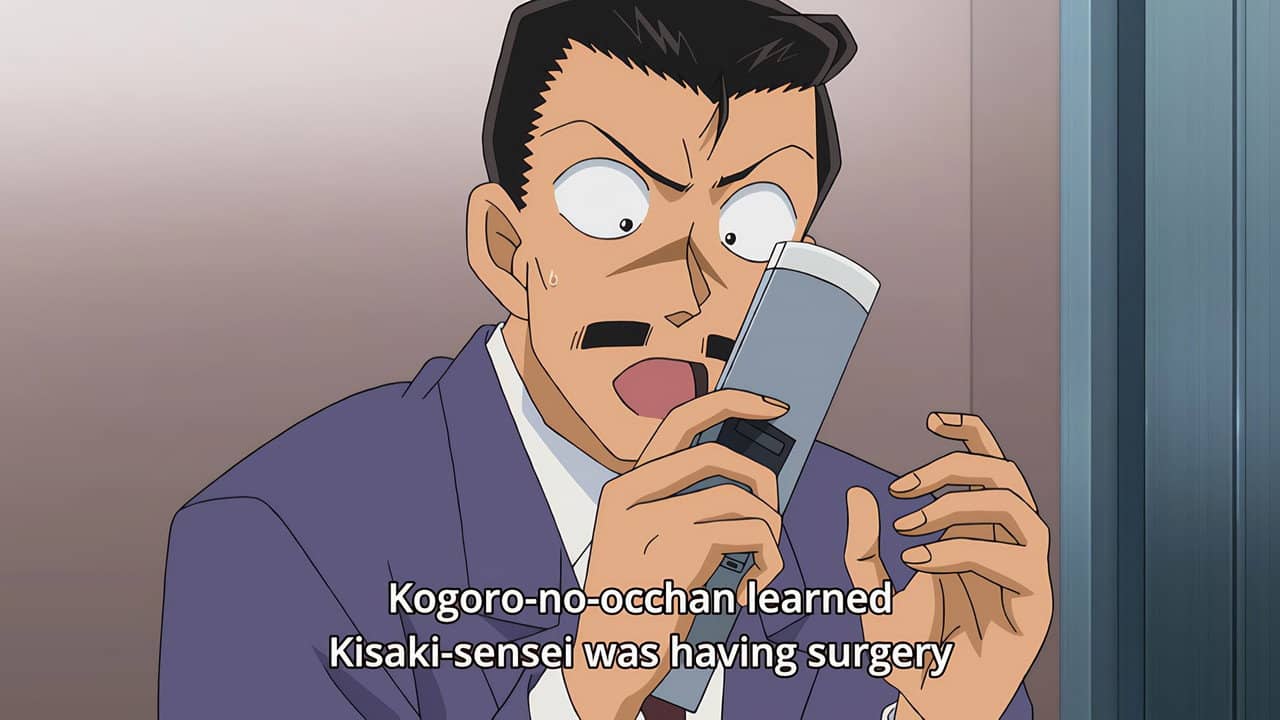 Detective Conan: The Fugitive Kogorou Mouri backdrop