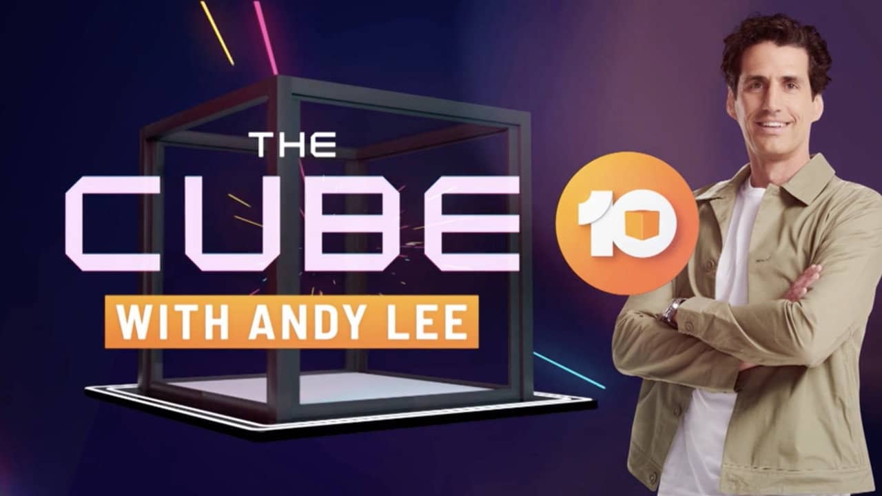 The Cube backdrop