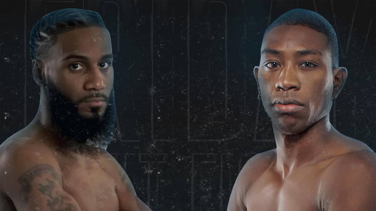 Albert Bell vs. Jonathan Romero backdrop