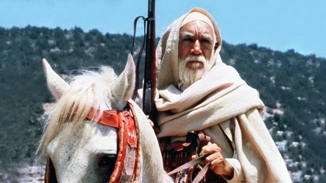 Lion of the Desert backdrop