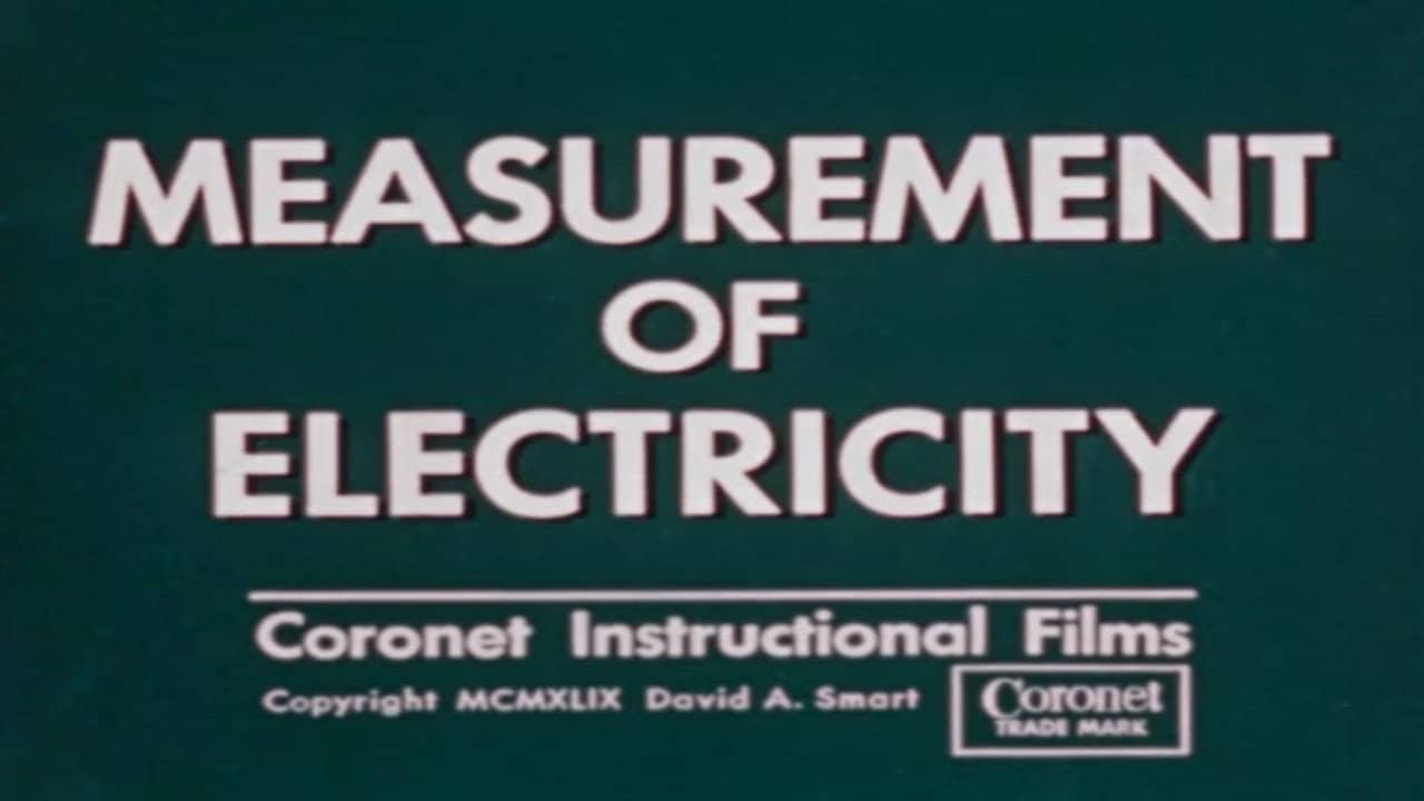 Measurement of Electricity backdrop