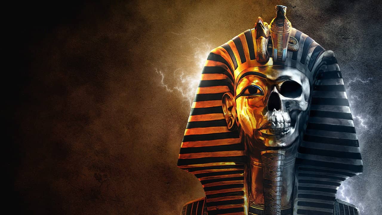 Tut's Toxic Tomb backdrop