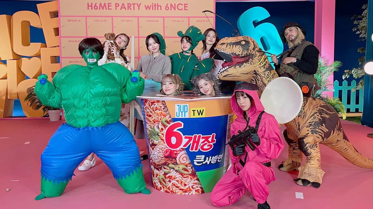 H6ME PARTY with 6NCE backdrop