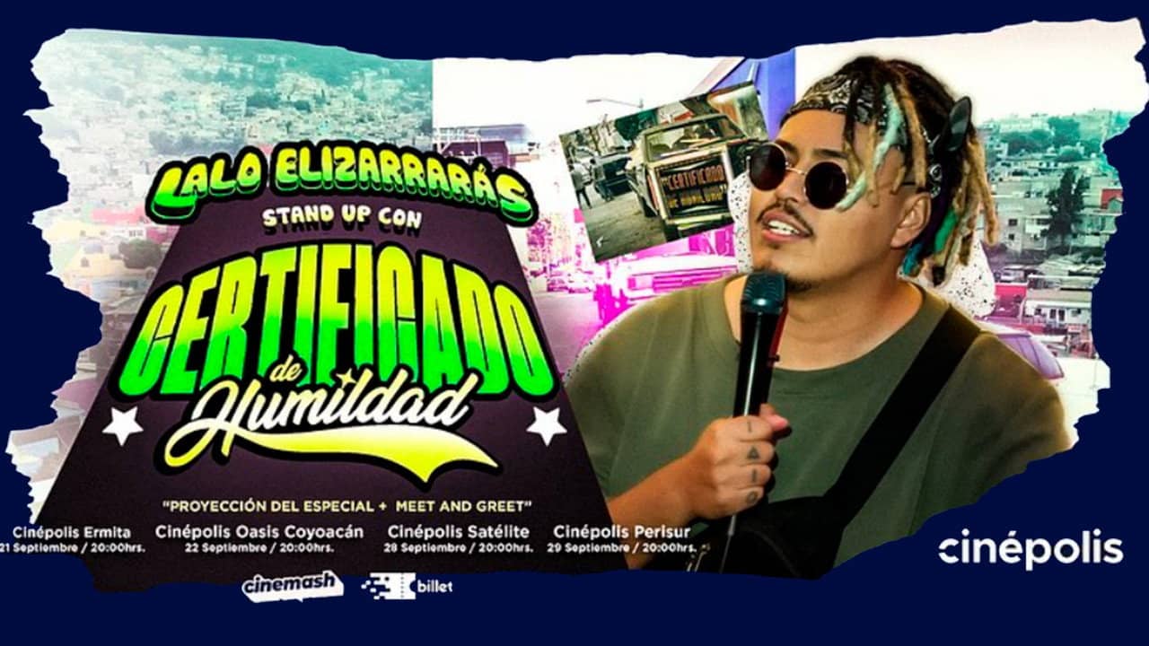 Lalo Elizarrarás: Show Con Certificado De Humildad backdrop