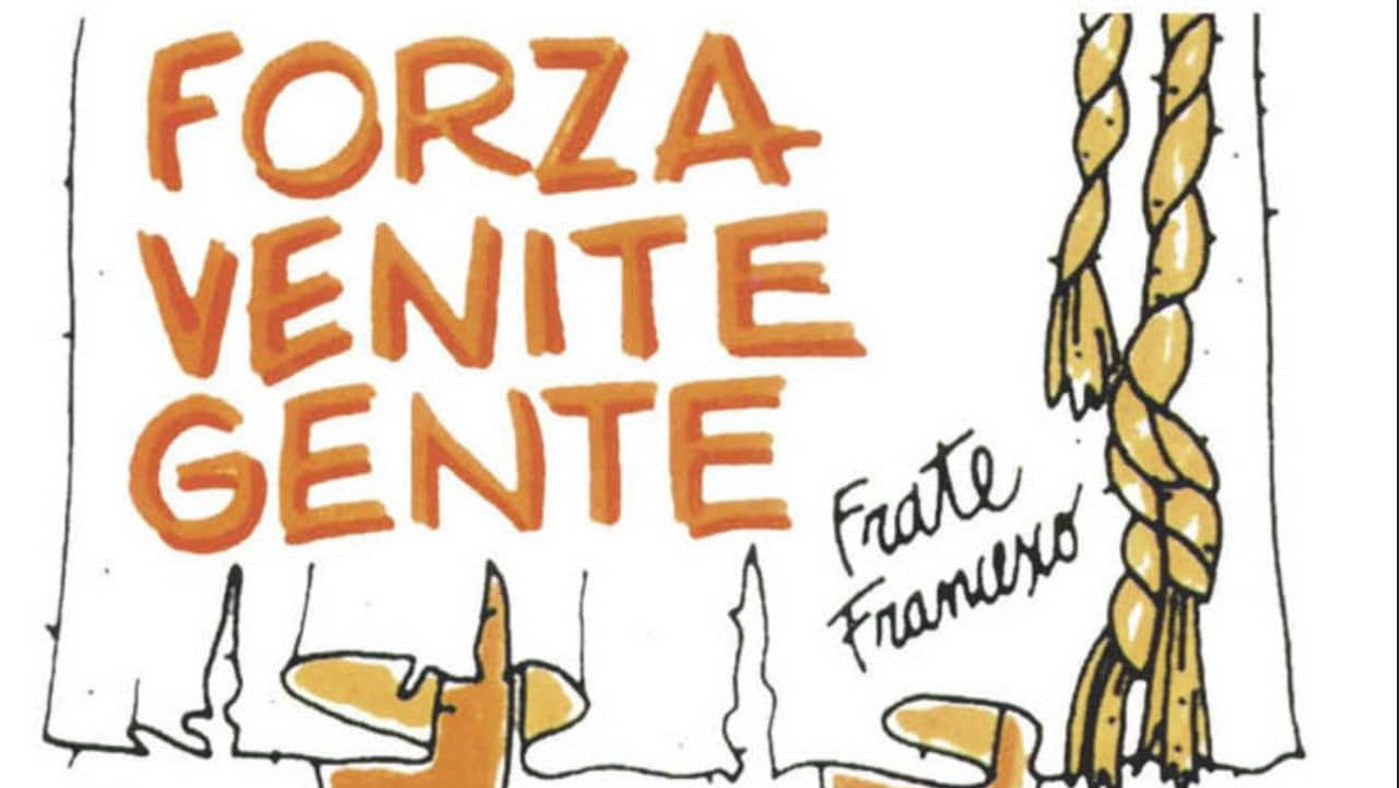 Forza venite gente backdrop