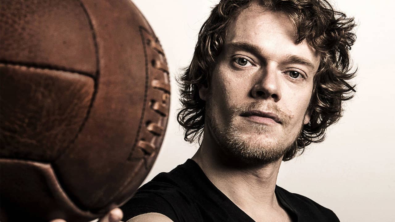 Football: A Brief History by Alfie Allen backdrop
