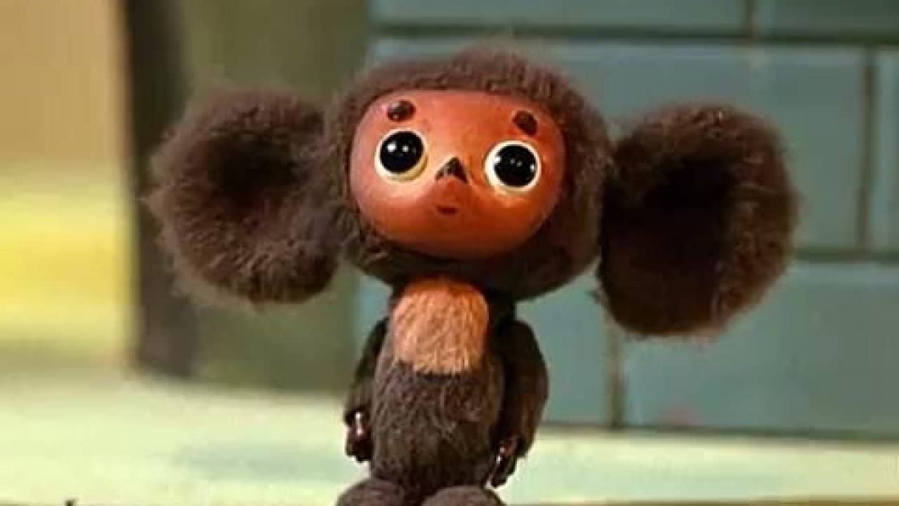 Cheburashka backdrop
