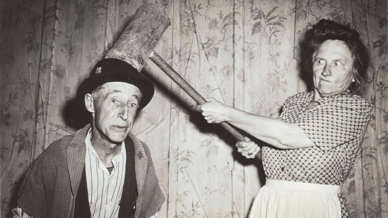 Ma and Pa Kettle Back on the Farm backdrop