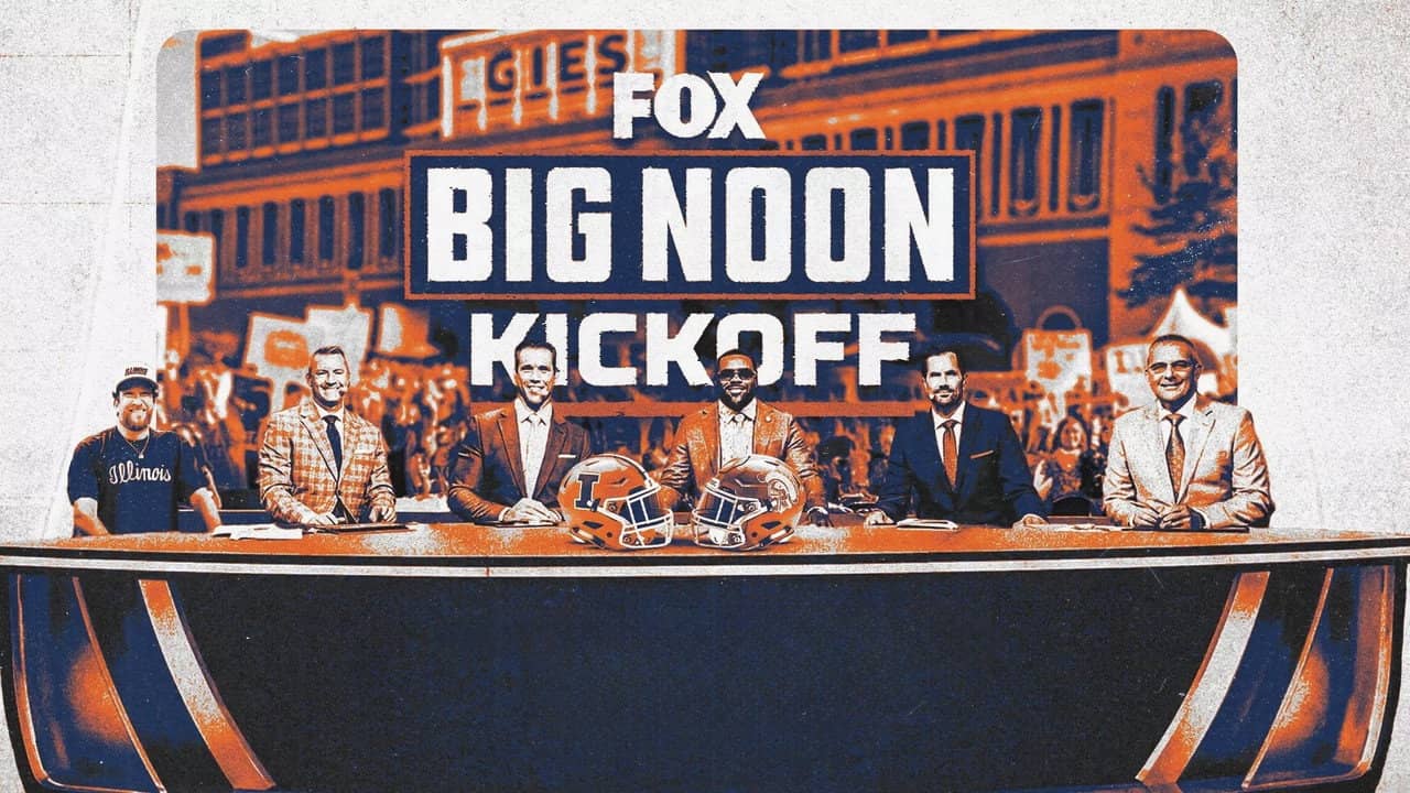 Big Noon Kickoff backdrop