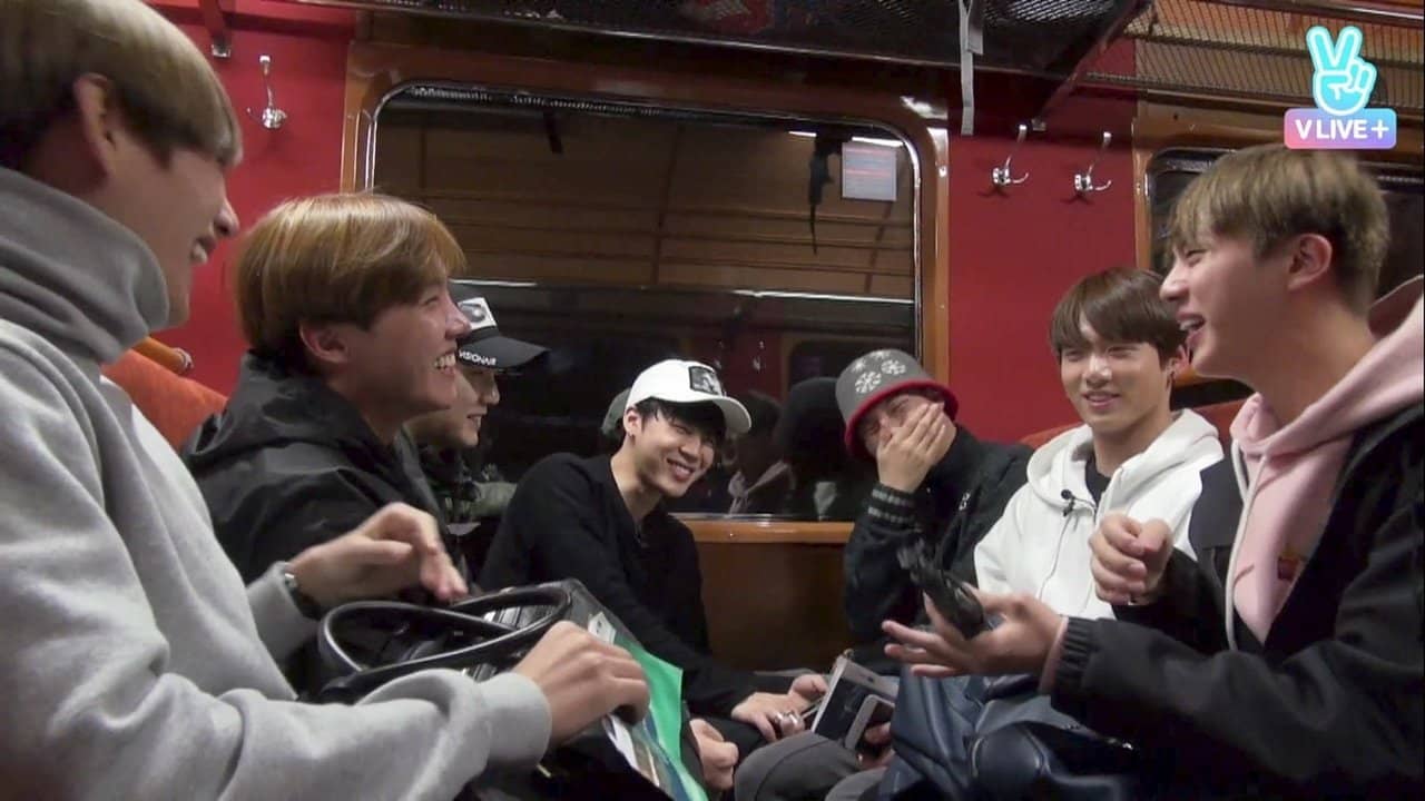 BTS: Bon Voyage backdrop