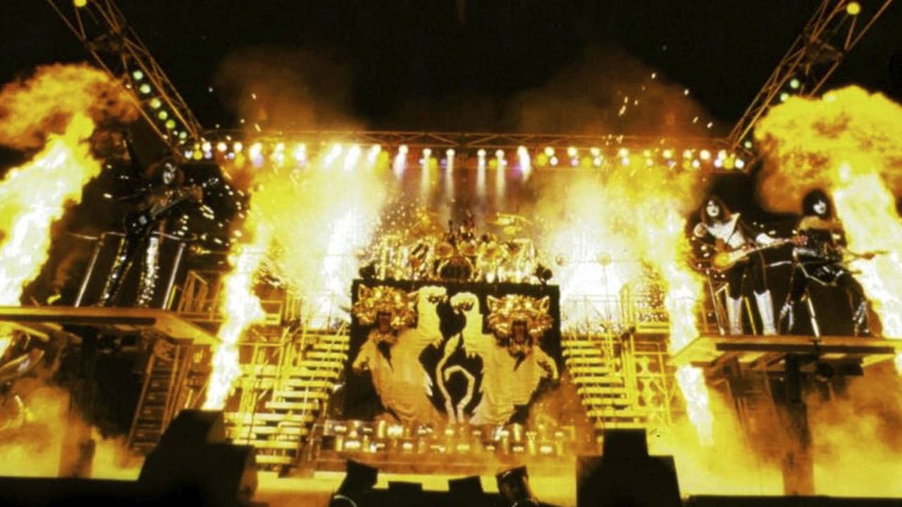 KISS Live in Largo 20/12/77 backdrop